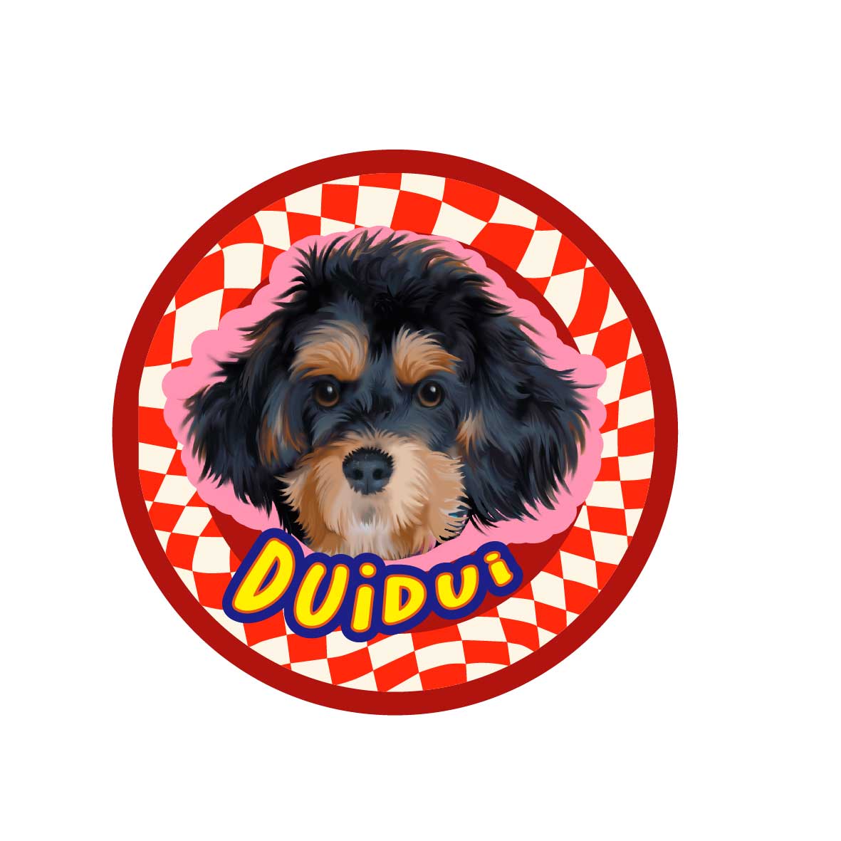 EverWags Custom Pet Mat | Personalised Dog Food Mat & Door Mat