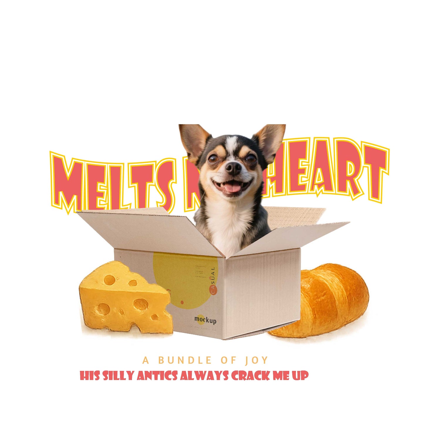 EverWags Custom Pet Tote Bag | Personalised Pet Photo Bag