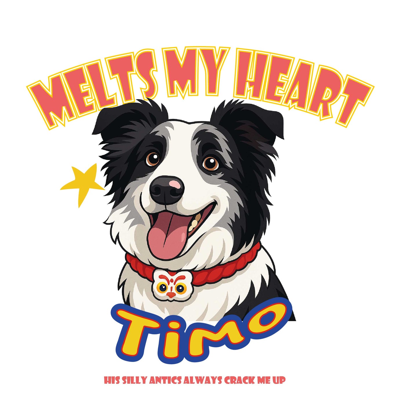 EverWags Custom Pet Tote Bag | Personalised Pet Photo Bag