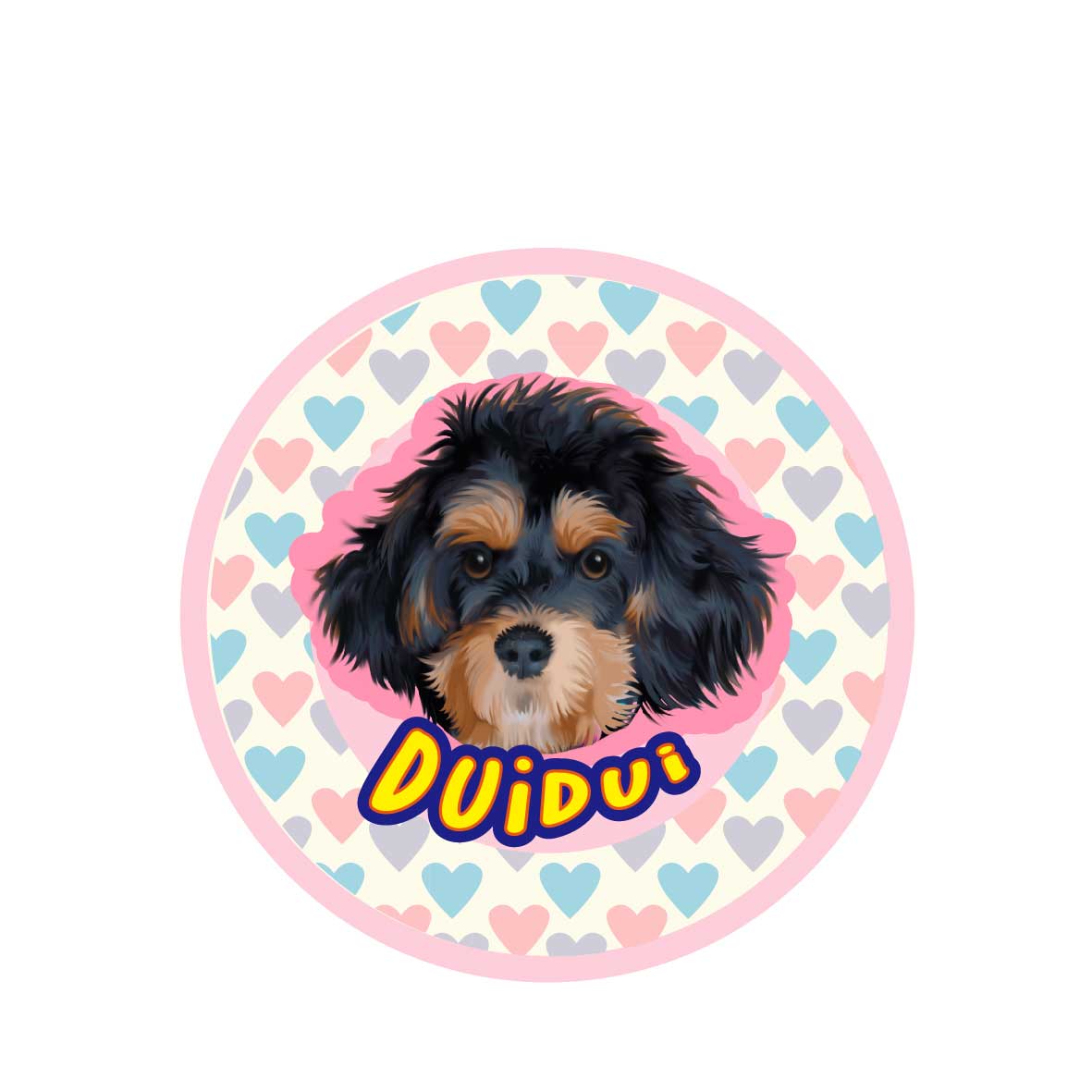 EverWags Custom Pet Mat | Personalised Dog Food Mat & Door Mat