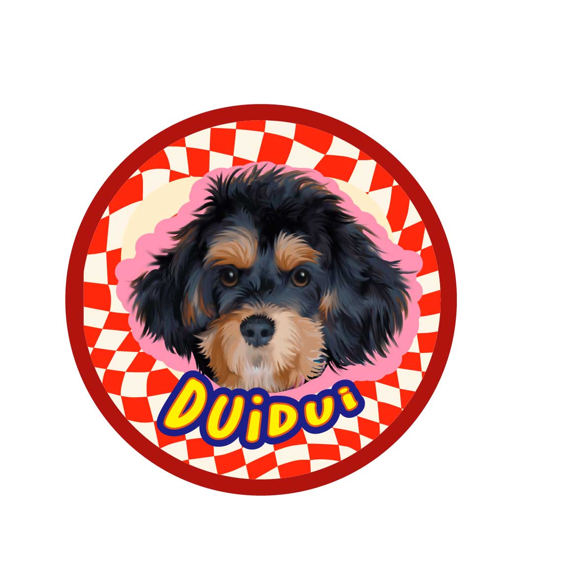 EverWags Custom Pet Mat | Personalised Dog Food Mat & Door Mat