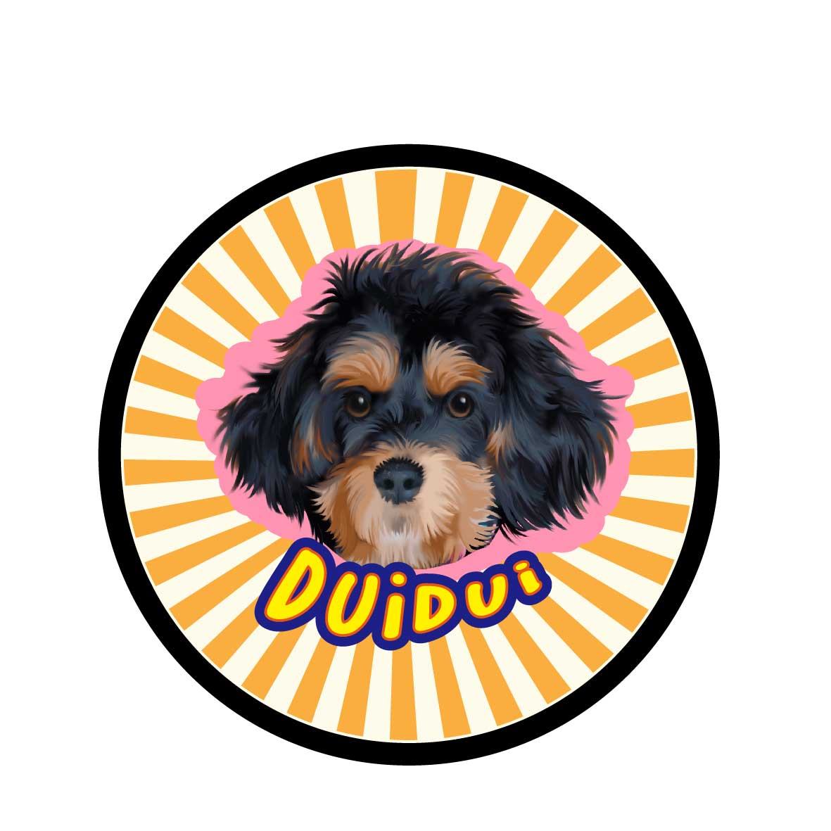 EverWags Custom Pet Mat | Personalised Dog Food Mat & Door Mat