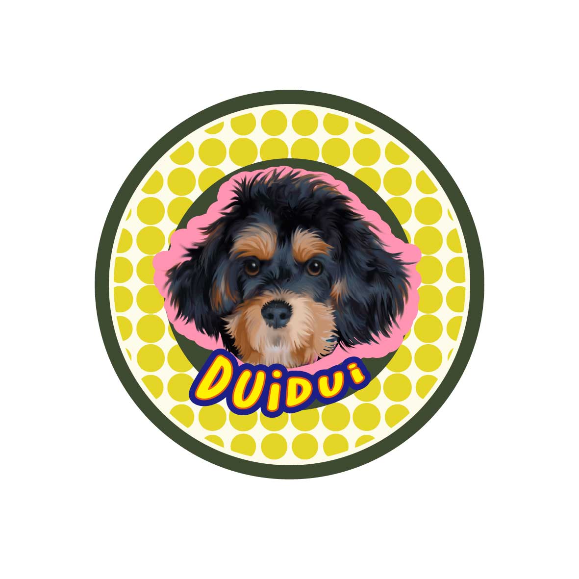 EverWags Custom Pet Mat | Personalised Dog Food Mat & Door Mat