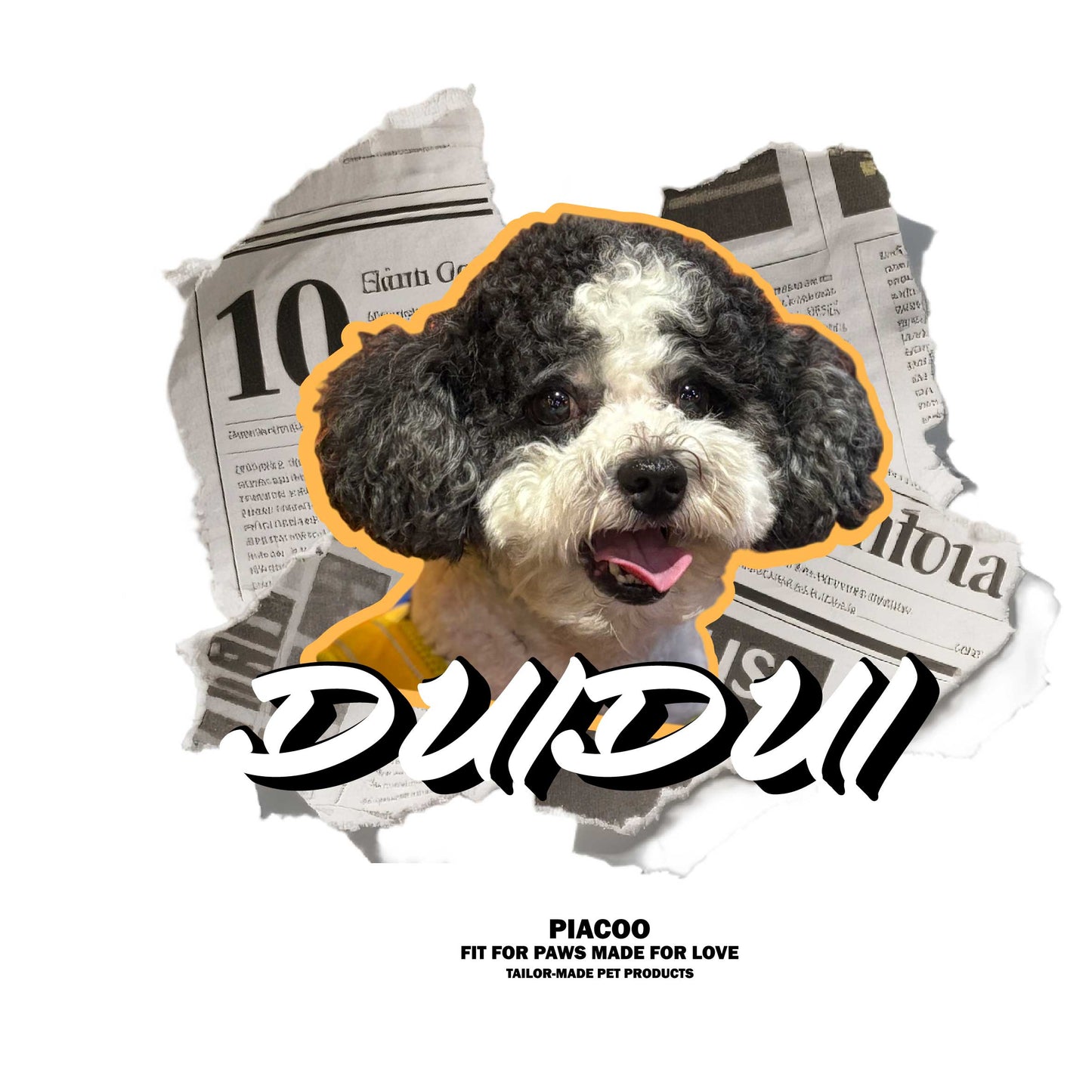 EverWags Custom Pet Tote Bag | Personalised Pet Photo Bag